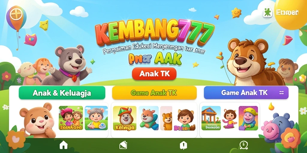 Antarmuka menarik dan penuh warna dari KEMBANG777.
