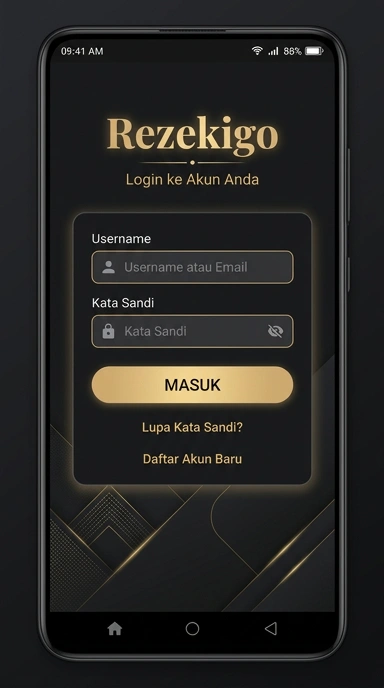 Cara Masuk Akun Rezekigo untuk Pengguna Android